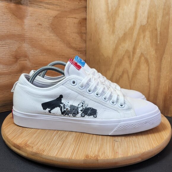 adidas Nizza Star Wars Intergalactic Race Mens White Sneakers - Picture 1 of 9